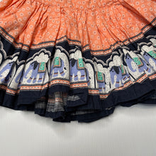Load image into Gallery viewer, Girls Target, floral cotton skirt, adjustable, L: 23cm, GUC, size 2,  