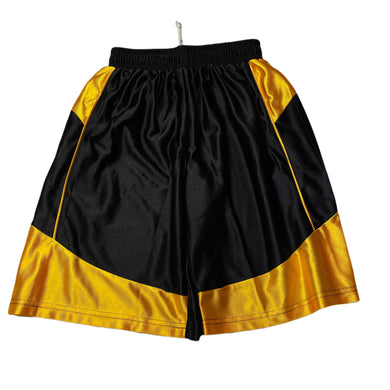 Boys yellow & black, sports shorts, elasticated, EUC, size 10,  