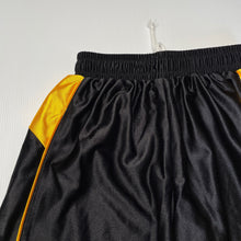 Load image into Gallery viewer, Boys yellow &amp; black, sports shorts, elasticated, EUC, size 10,  