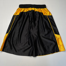 Load image into Gallery viewer, Boys yellow &amp; black, sports shorts, elasticated, EUC, size 10,  