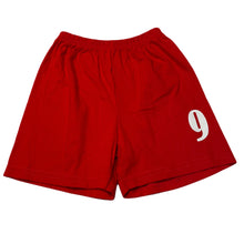 Load image into Gallery viewer, Boys red, lightweight shorts, elasticated, EUC, size 5-6,  