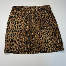 Load image into Gallery viewer, Girls NEON HART, woven animal print skirt, L: 37cm, W: 33cm across, GUC, size 10-12,  