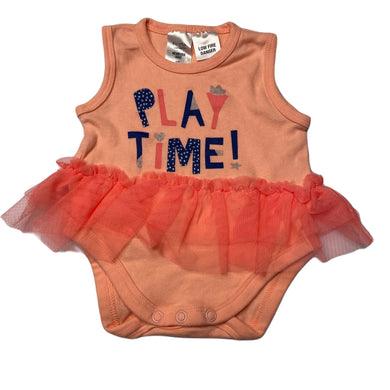 Girls Tiny Little Wonders, cotton bodysuit / romper, EUC, size 0000,  