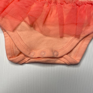 Girls Tiny Little Wonders, cotton bodysuit / romper, EUC, size 0000,  