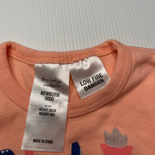 Load image into Gallery viewer, Girls Tiny Little Wonders, cotton bodysuit / romper, EUC, size 0000,  