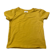 Load image into Gallery viewer, unisex Target, yellow stretchy t-shirt / top, EUC, size 000,  