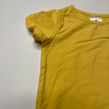 Load image into Gallery viewer, unisex Target, yellow stretchy t-shirt / top, EUC, size 000,  