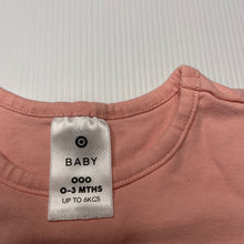 Load image into Gallery viewer, Girls Target, pink stretchy t-shirt / top, EUC, size 000,  