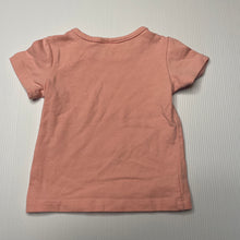 Load image into Gallery viewer, Girls Target, pink stretchy t-shirt / top, EUC, size 000,  