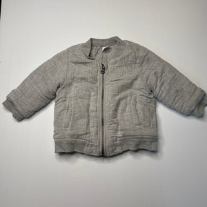 unisex Seed, wadded cotton zip up jacket, light marks, FUC, size 0,  