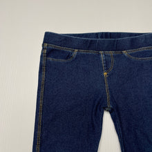 Load image into Gallery viewer, Girls Target, denim leggings / bottoms, elasticated, GUC, size 1,  