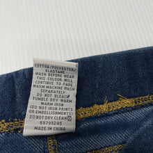 Load image into Gallery viewer, Girls Target, denim leggings / bottoms, elasticated, GUC, size 1,  