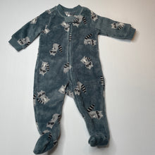 Load image into Gallery viewer, unisex Anko, fleece zip coverall / romper, GUC, size 00,  
