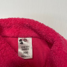 Load image into Gallery viewer, Girls Target, pink terry coverall / romper, GUC, size 000,  