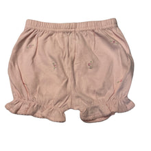 Load image into Gallery viewer, Girls pink, embroidered cotton shorts / bloomers, EUC, size 0,  