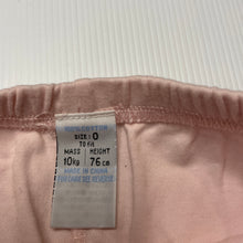 Load image into Gallery viewer, Girls pink, embroidered cotton shorts / bloomers, EUC, size 0,  