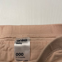 Load image into Gallery viewer, Girls Anko, pink ruffle leggings / bottoms, EUC, size 000,  