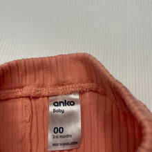 Load image into Gallery viewer, Girls Anko, pink ribbed cotton shorts, elasticated, EUC, size 00,  