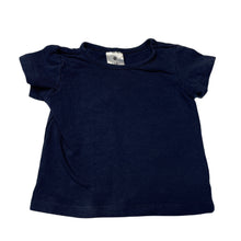 Load image into Gallery viewer, unisex Target, navy stretchy t-shirt / top, GUC, size 000,  