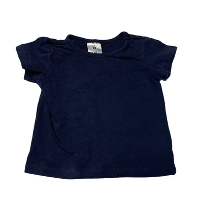 unisex Target, navy stretchy t-shirt / top, GUC, size 000,  