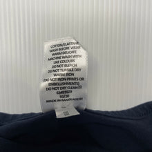 Load image into Gallery viewer, unisex Target, navy stretchy t-shirt / top, GUC, size 000,  