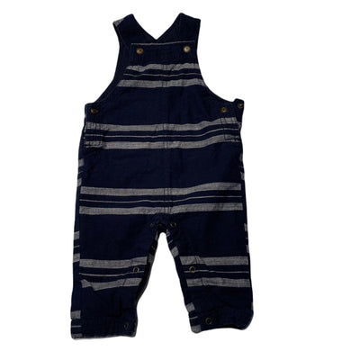 Boys Jack & Milly, lined navy cotton overalls, EUC, size 00,  