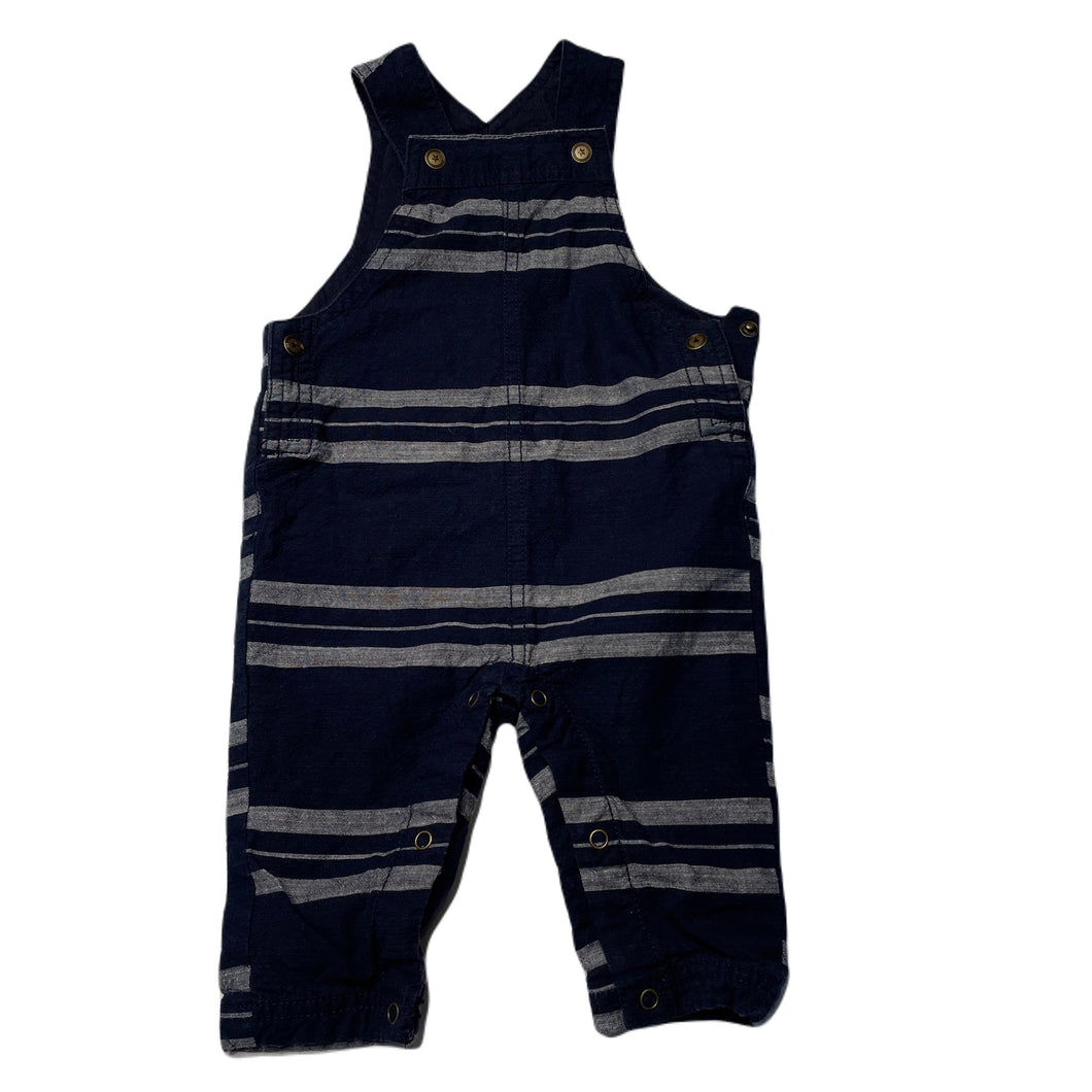 Boys Jack & Milly, lined navy cotton overalls, EUC, size 00,  