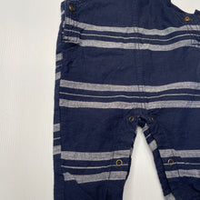Load image into Gallery viewer, Boys Jack &amp; Milly, lined navy cotton overalls, EUC, size 00,  