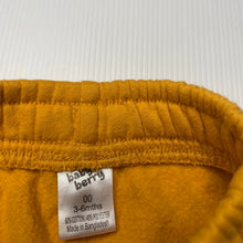 Load image into Gallery viewer, unisex Baby Berry, fleece lined pants / bottoms, elasticated, GUC, size 00,  