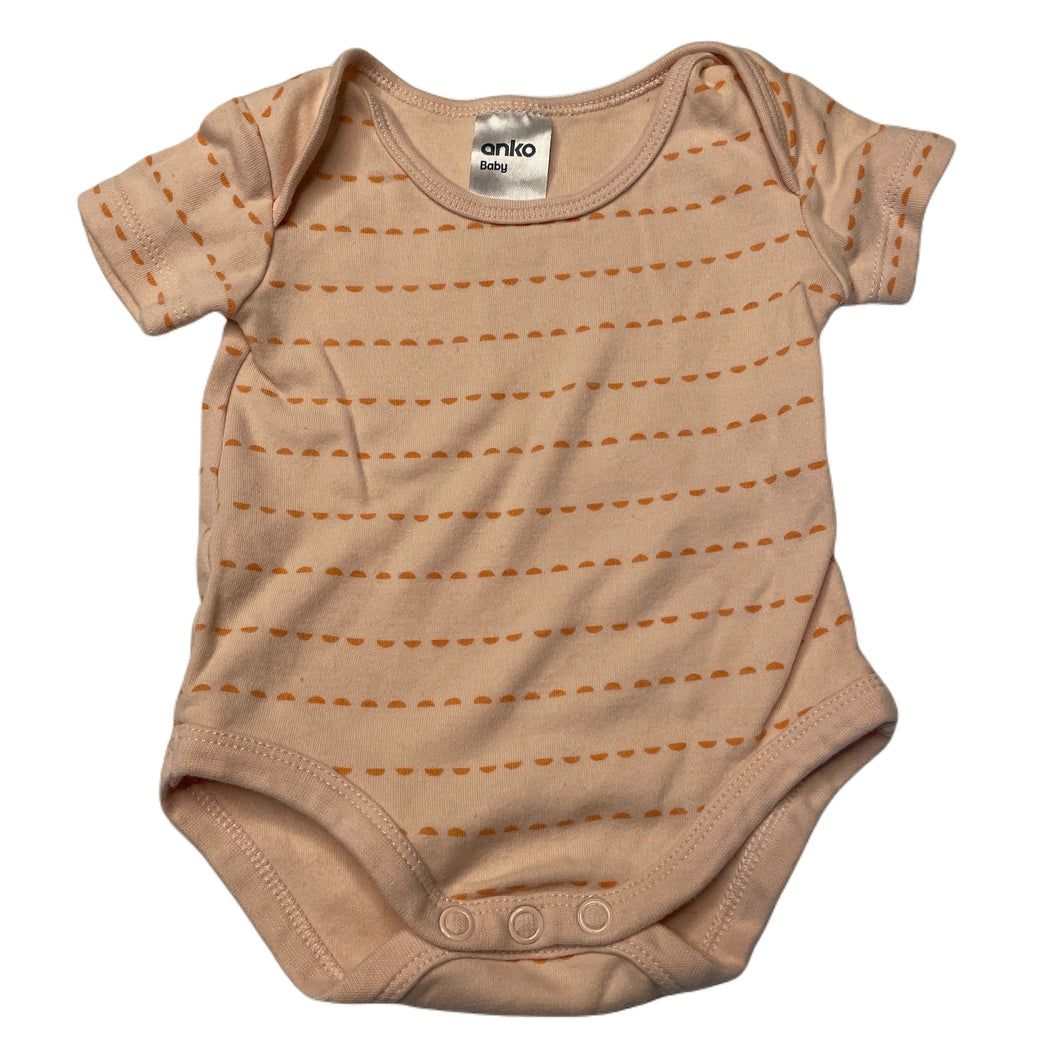 Girls Anko, soft cotton bodysuit / romper, EUC, size 000,  