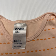 Load image into Gallery viewer, Girls Anko, soft cotton bodysuit / romper, EUC, size 000,  