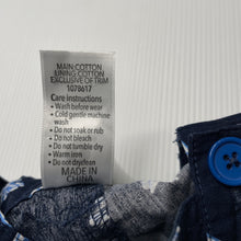 Load image into Gallery viewer, Boys Dymples, lightweight cotton overalls / shortalls, EUC, size 000,  