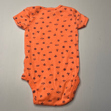 Load image into Gallery viewer, unisex Carters, orange bodysuit / romper, GUC, size 000,  