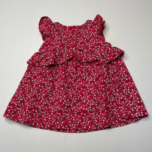 Load image into Gallery viewer, Girls Sprout, floral cotton summer dress, EUC, size 00, L: 34cm