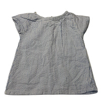 Load image into Gallery viewer, Girls Frankie Jones, striped organic cotton top, GUC, size 000,  