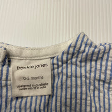 Load image into Gallery viewer, Girls Frankie Jones, striped organic cotton top, GUC, size 000,  