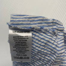 Load image into Gallery viewer, Girls Frankie Jones, striped organic cotton top, GUC, size 000,  