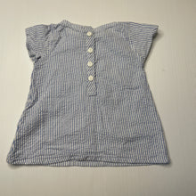 Load image into Gallery viewer, Girls Frankie Jones, striped organic cotton top, GUC, size 000,  