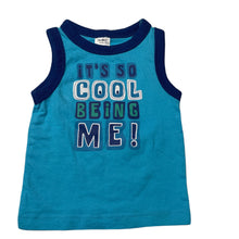 Load image into Gallery viewer, Boys Tiny Little Wonders, cotton singlet top, EUC, size 00,  
