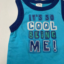 Load image into Gallery viewer, Boys Tiny Little Wonders, cotton singlet top, EUC, size 00,  
