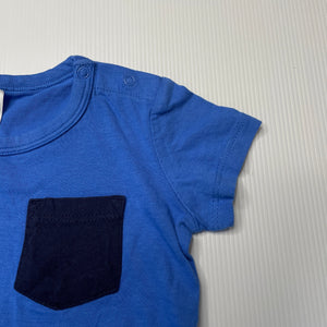 Boys Dymples, blue cotton t-shirt / top, GUC, size 0,  