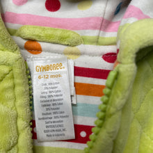 Load image into Gallery viewer, Girls Gymboree, cotton lined velour hooded vest, FUC, size 0,  