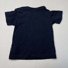 Load image into Gallery viewer, unisex Bonds, navy organic cotton t-shirt / top, EUC, size 000,  
