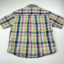 Load image into Gallery viewer, Boys Esprit, checked lightweight cotton short sleeve shirt, GUC, size 8,  