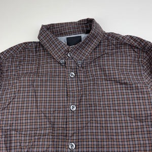 Boys Indie, checked cotton long sleeve shirt, EUC, size 10,  