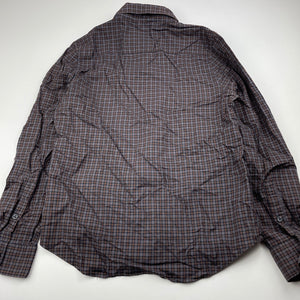 Boys Indie, checked cotton long sleeve shirt, EUC, size 10,  