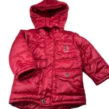 Load image into Gallery viewer, Boys Pumpkin Patch, red puffer jacket / coat, detachable hood, GUC, size 2,  
