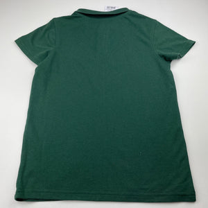 unisex Anko, green school polo shirt top, NEW, size 7,  