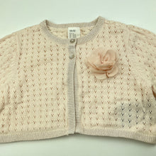 Load image into Gallery viewer, Girls H&amp;M, knitted cotton bolero cardigan, EUC, size 2,  