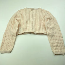 Load image into Gallery viewer, Girls H&amp;M, knitted cotton bolero cardigan, EUC, size 2,  